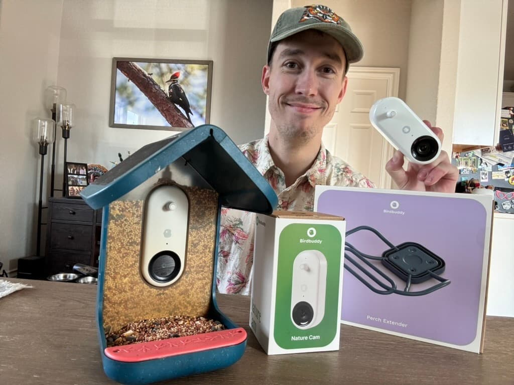 Thanks to Bird Buddy for sharing the new camera and more for me to check out with my original smart feeder!