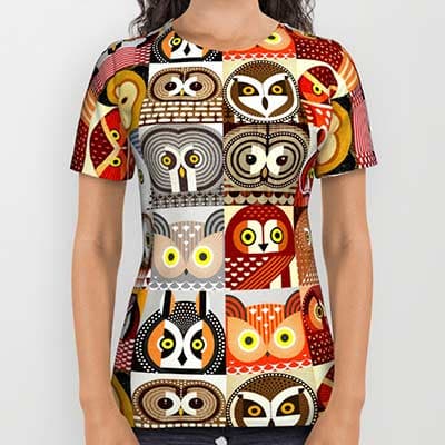 Geometric Owl Shirt