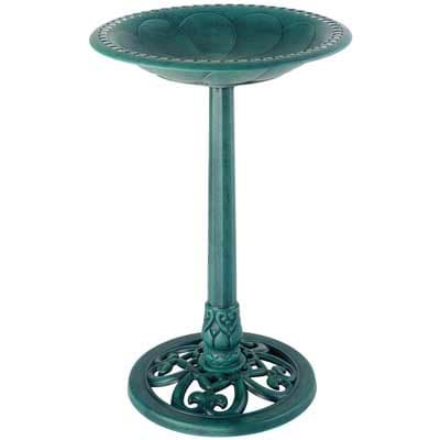 Antique Pedestal Bird Bath