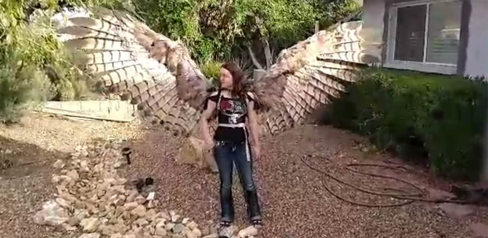 Amazing Custom Bird Wings Costume, Life-Like and Fully Articulating