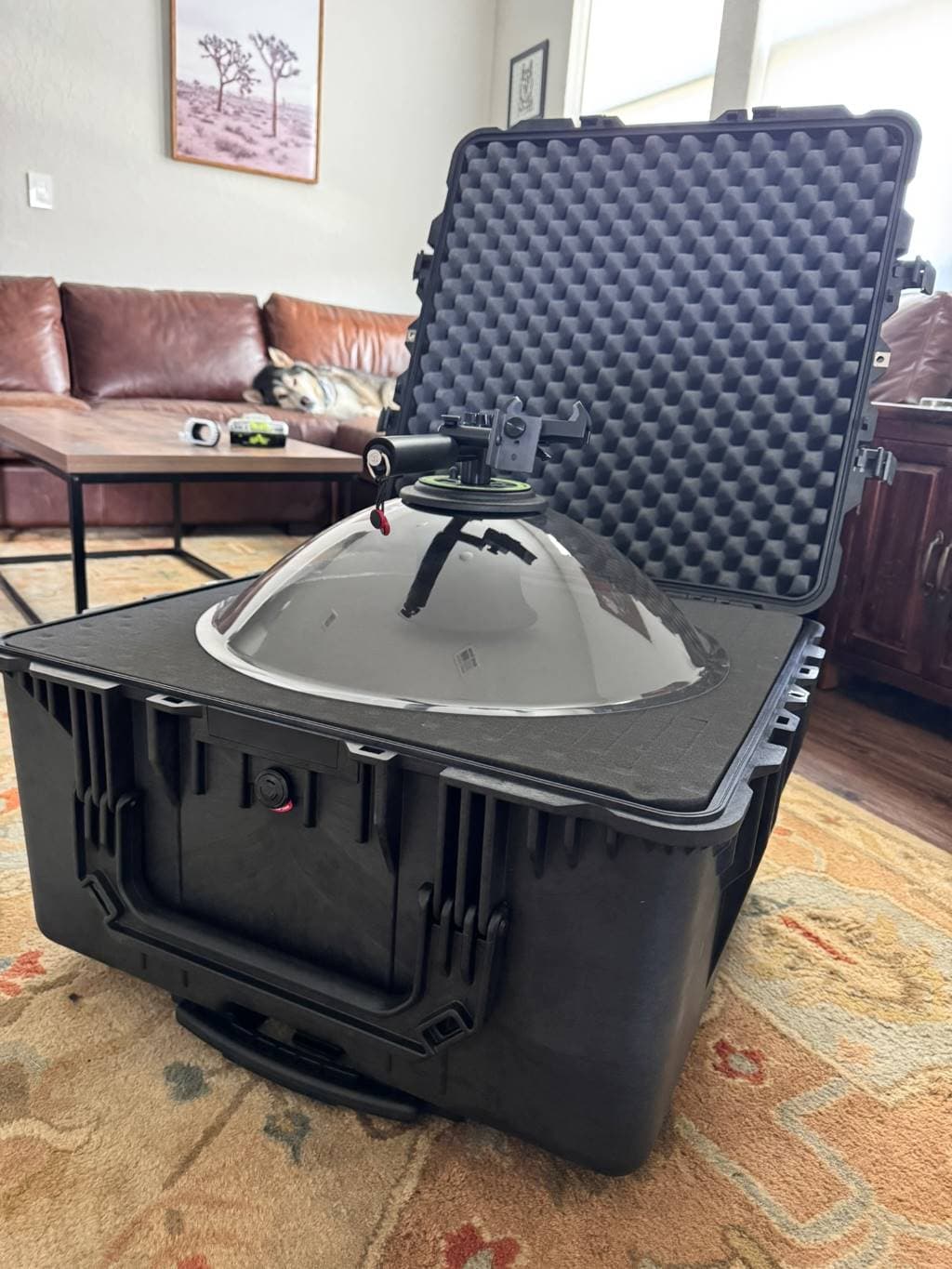 The Pelican 1640 Case is so big!