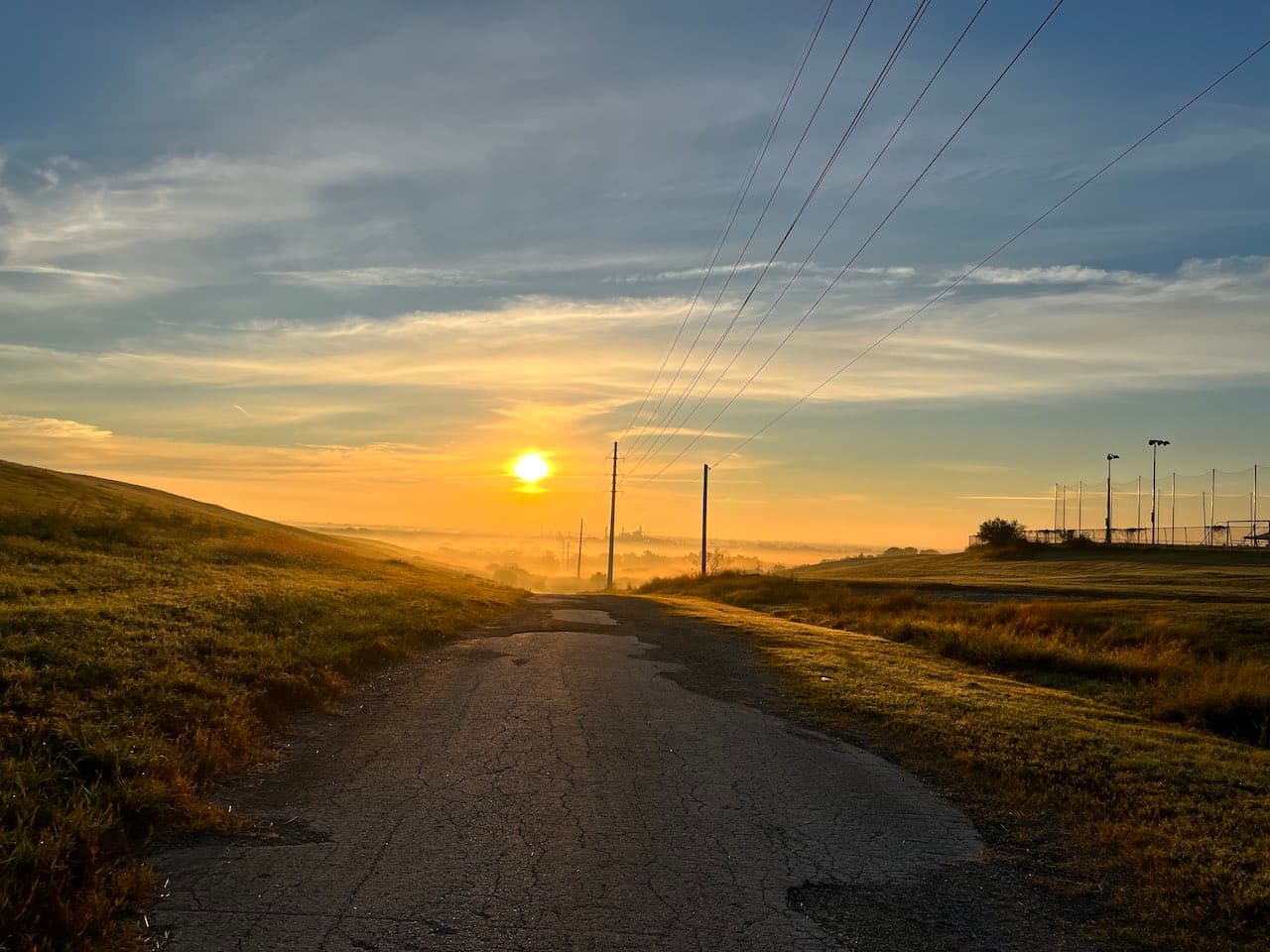 Sunrise at Pearsall Park