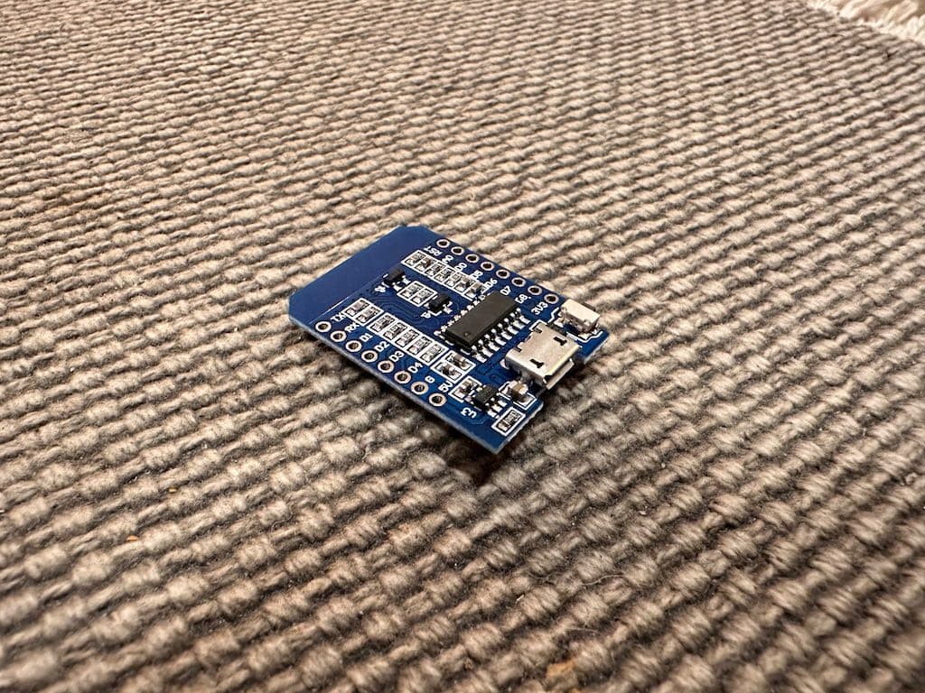 The Wemos D1 Mini microcontroller