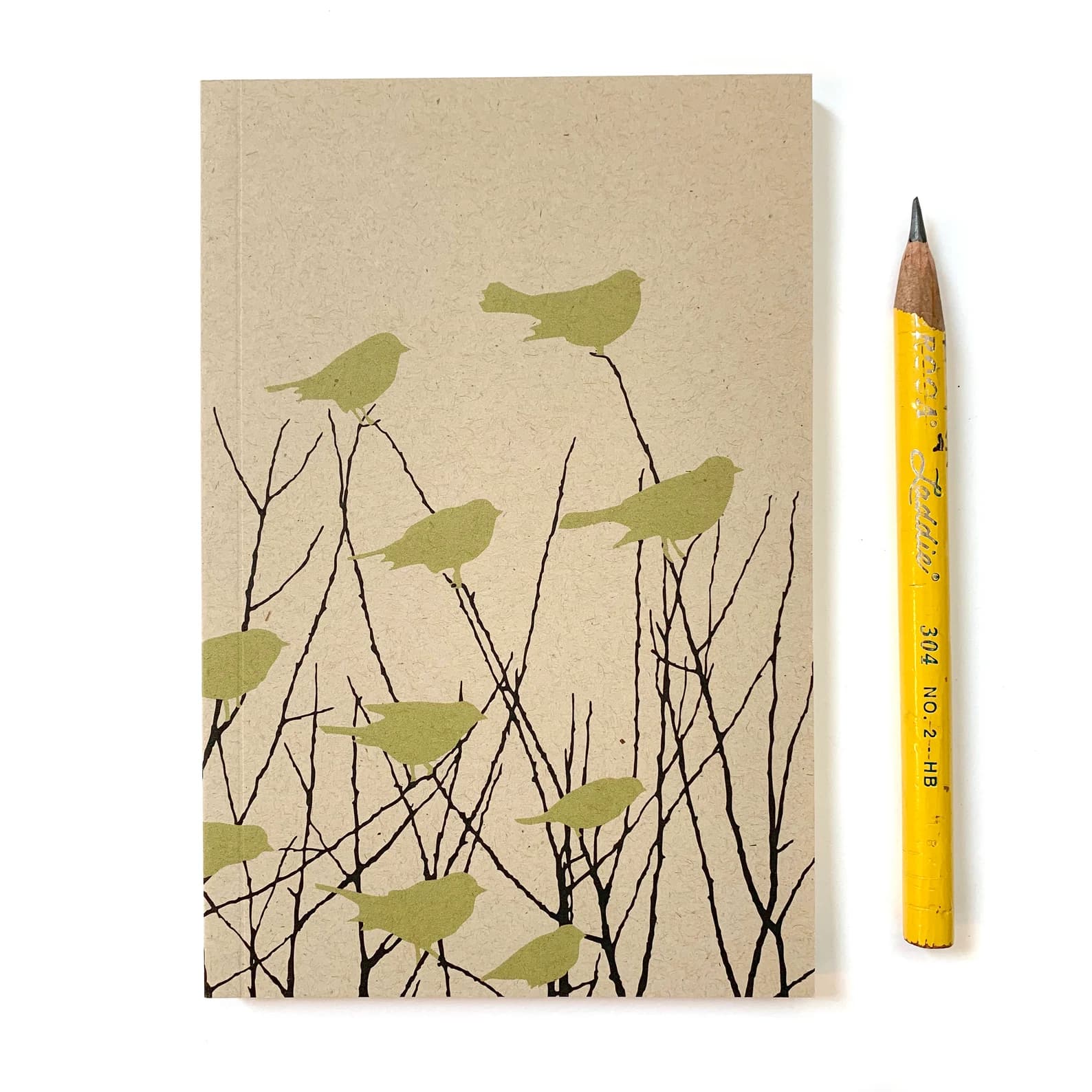 This portable journal can be used for notes, lists, and bird sketches.