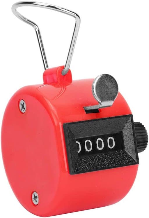 These tally counters come in various colors