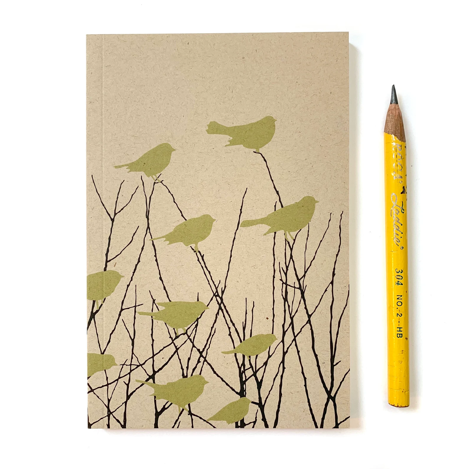 This portable journal can be used for notes, lists, and bird sketches.