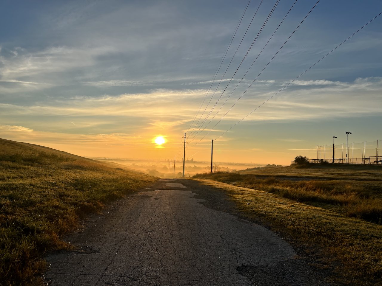 Sunrise at Pearsall Park