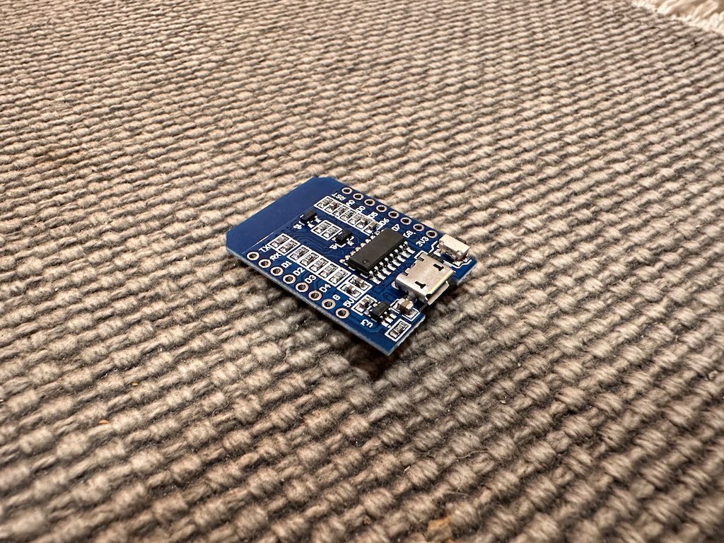 The Wemos D1 Mini microcontroller