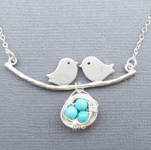 bird nest necklace