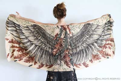 Bird shawl sales