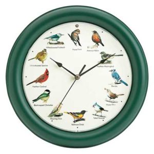 singing bird clock
