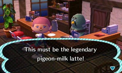 pigeon milk animal crossing