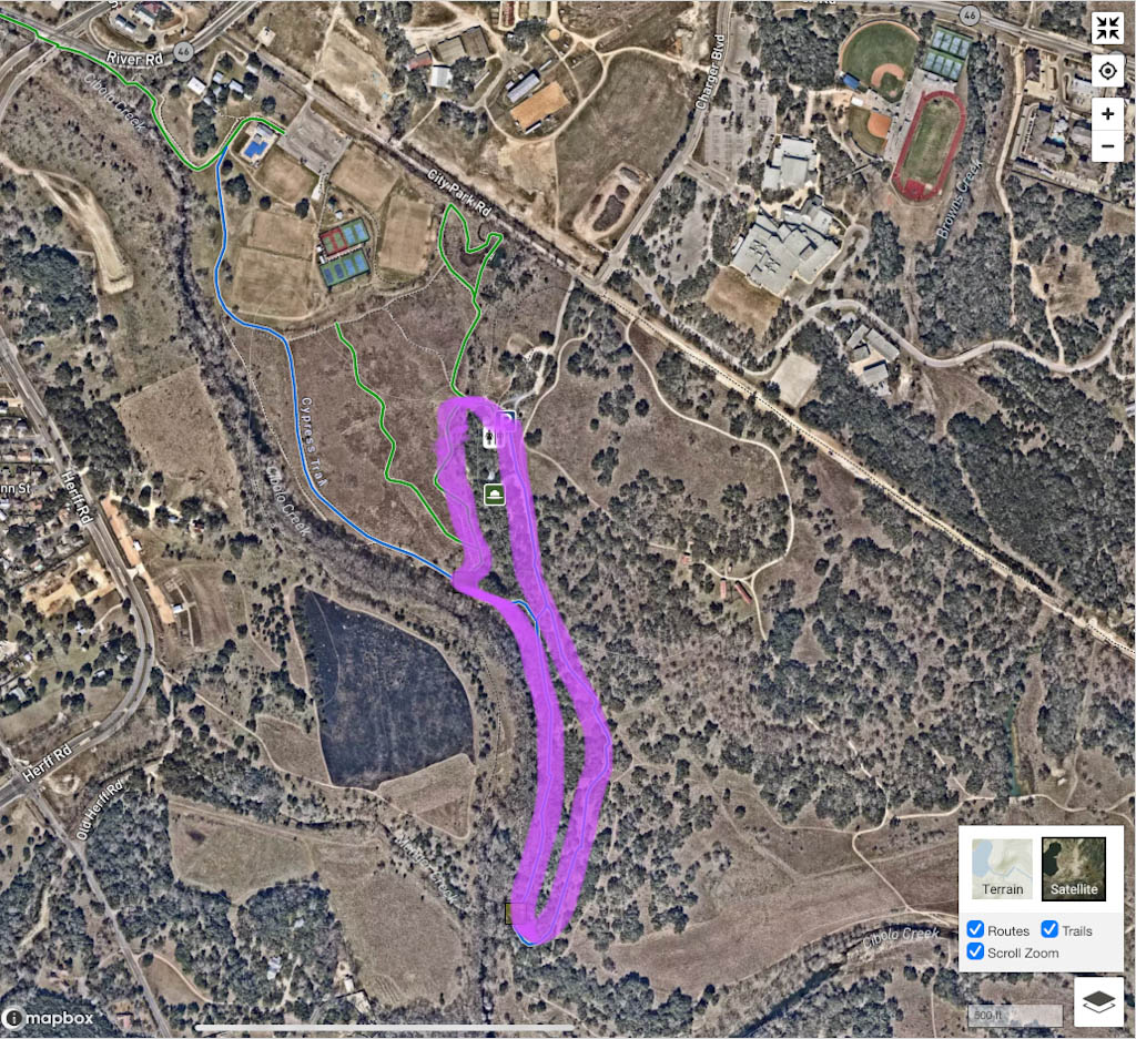 Cibolo nature center trail map