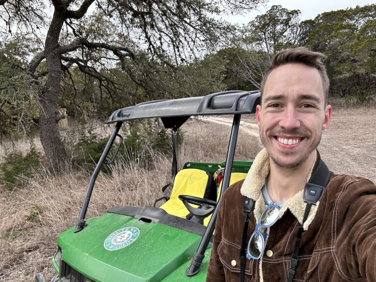 Jeff with row bird rover