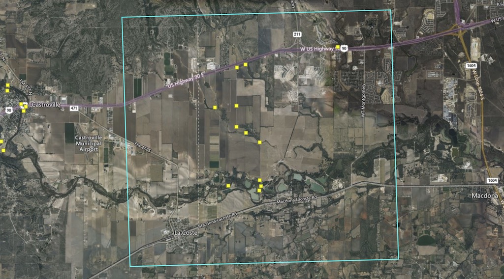 goldfinch survey locations