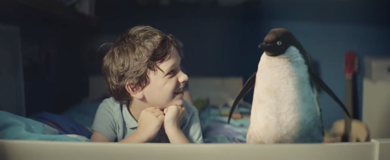 cute penguin commercial