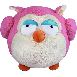 Squishable Pink Owl Plush