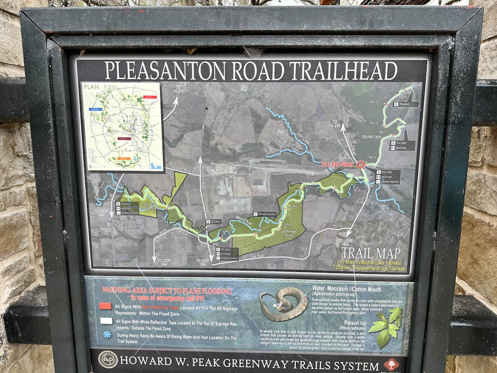 Pleasanton rd trail map