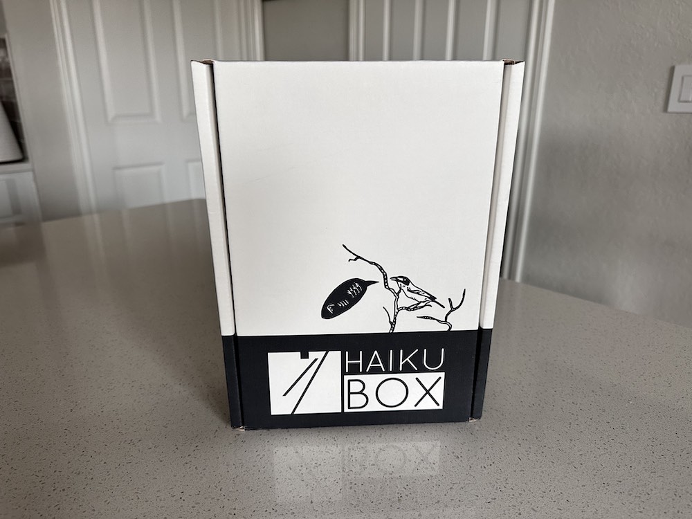 front of the haikubox packaging